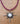 Sun Pendant | Ruby Quartz Beads | 17 inches