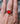 Red Flame Agate| Mountain Band Ring | Size 7.5