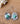 Abstract Sun Disc | Lone Mountain Turquoise Earrings
