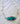 Turquoise Choker Necklace | Paper Clip Chain | 15