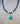 Beaded Necklace 2 | Black Onyx & Turquoise | 16.8 Inches